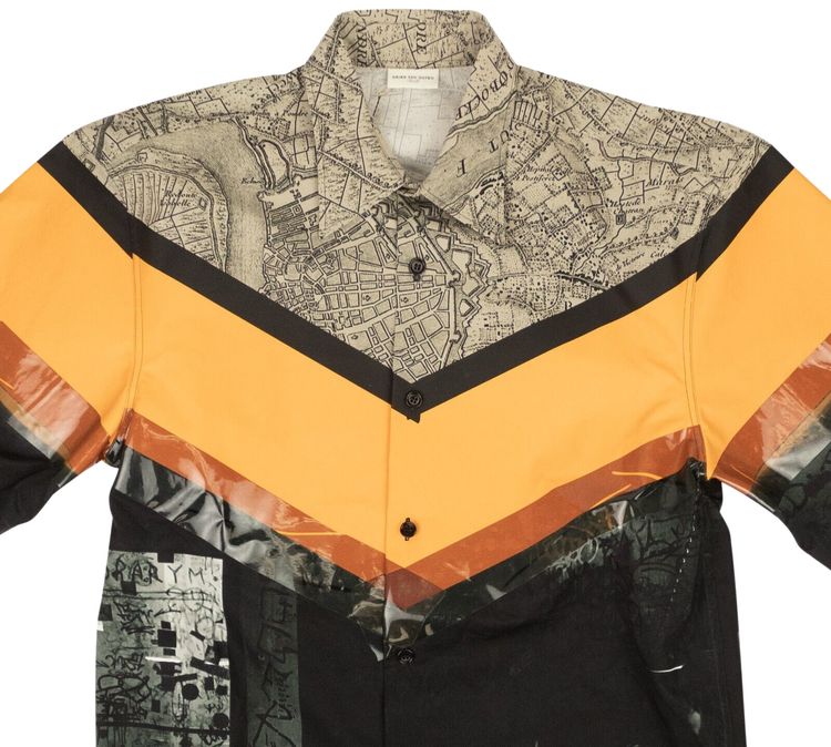 Dries Van Noten Cassidye Button Down Shirt Orange
