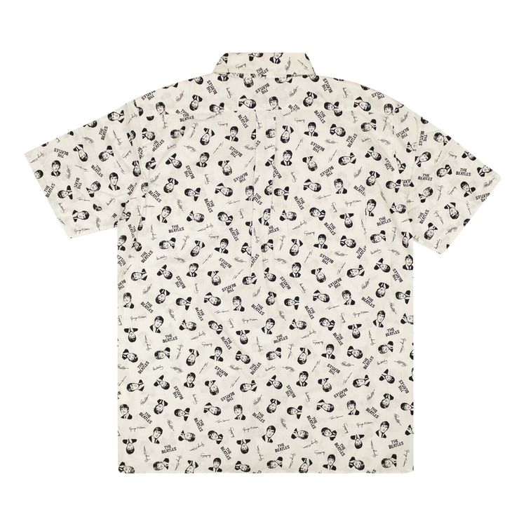 Human Made Beatles Short Sleeve Button Down Shirt White