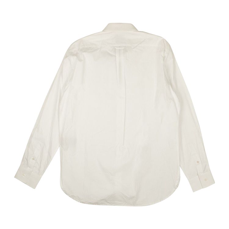 Bottega Veneta Collared Poplin Blouse White