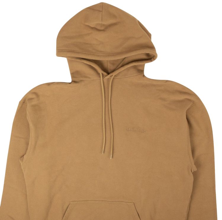 Balenciaga Logo Hoodie Brown