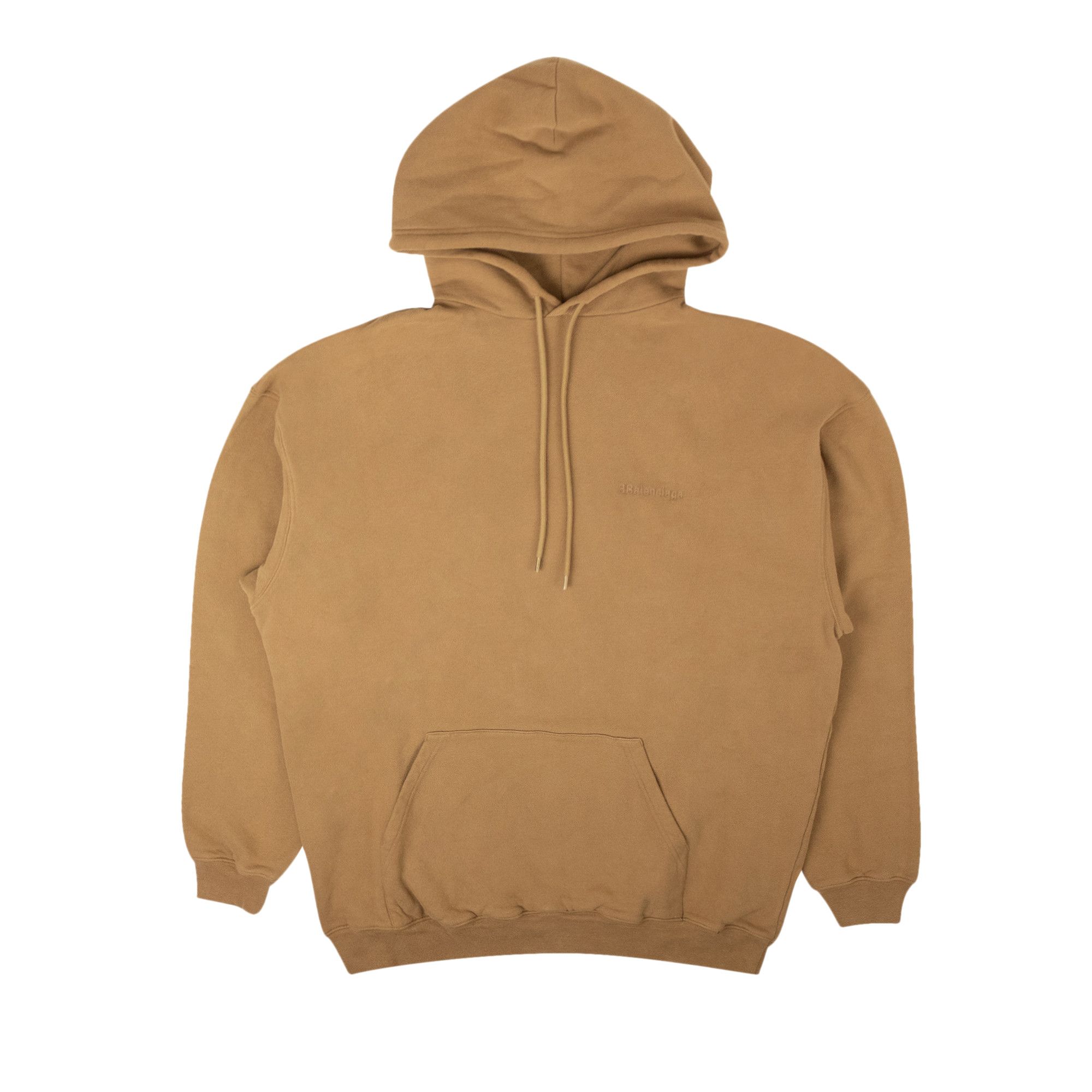 Brown balenciaga hoodie on sale