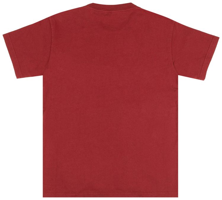 Balenciaga Heavy Jersey Short Sleeve T Shirt Red