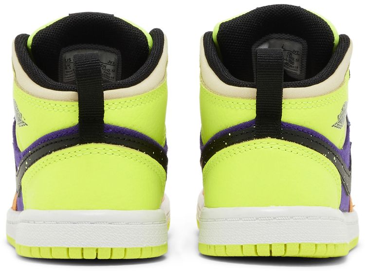 Air Jordan 1 Mid SE TD Volt Vivid Orange