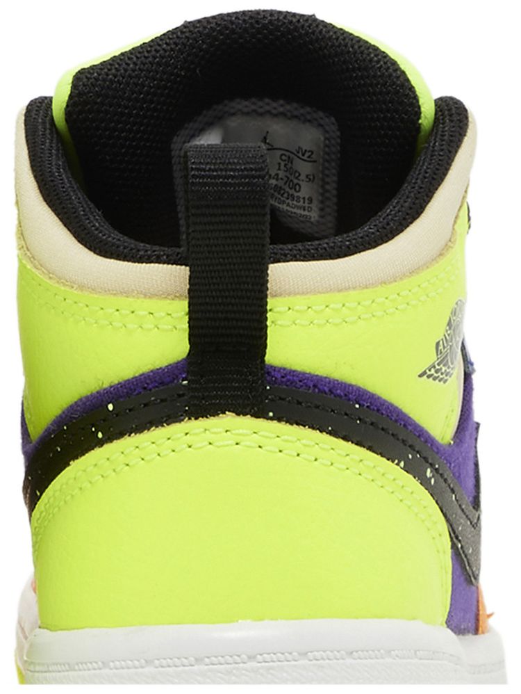 Air Jordan 1 Mid SE TD Volt Vivid Orange
