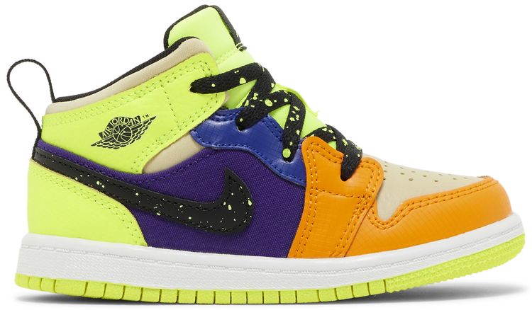 Air Jordan 1 Mid SE TD Volt Vivid Orange