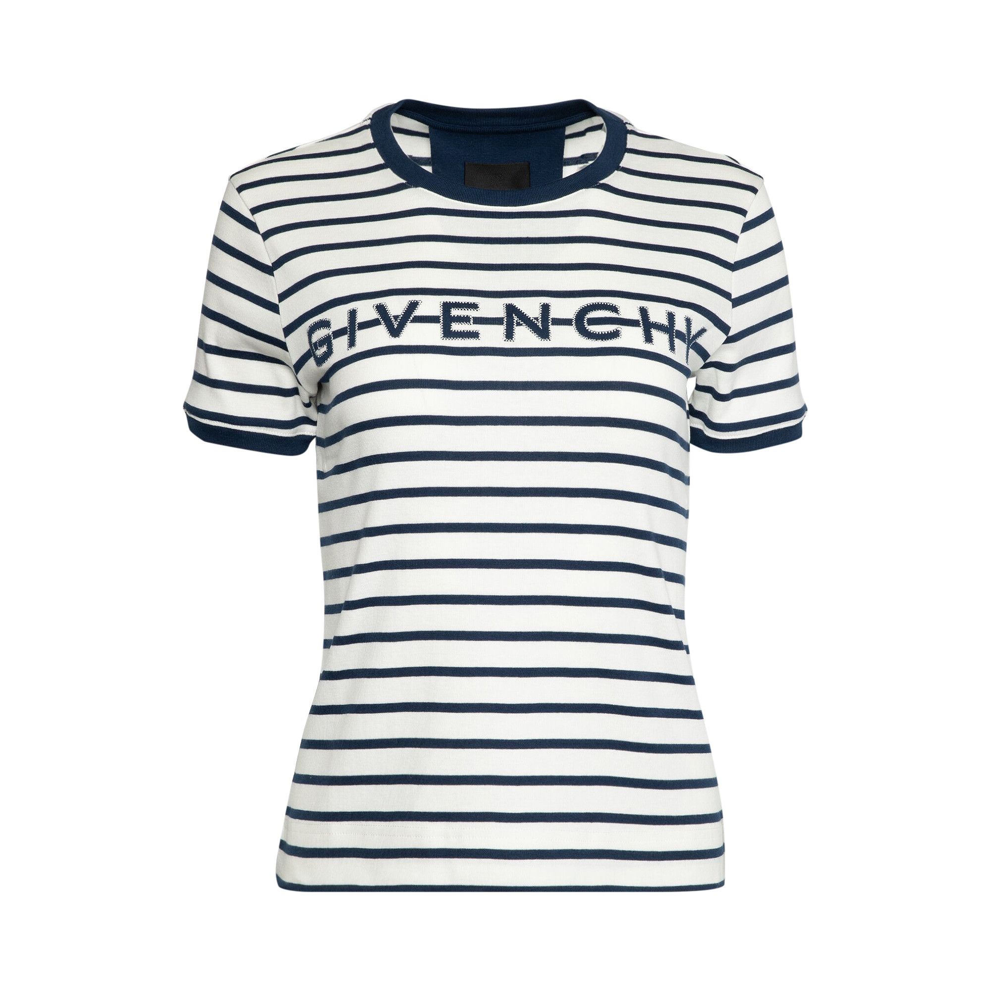 Navy givenchy t shirt hotsell