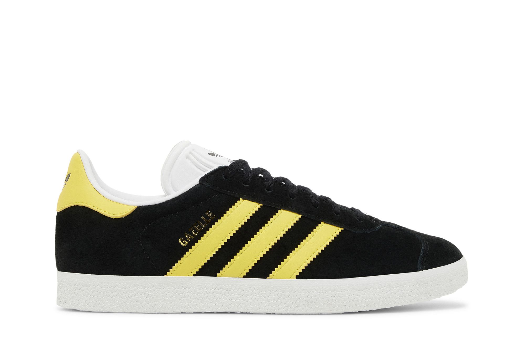 Black and yellow adidas gazelles shop