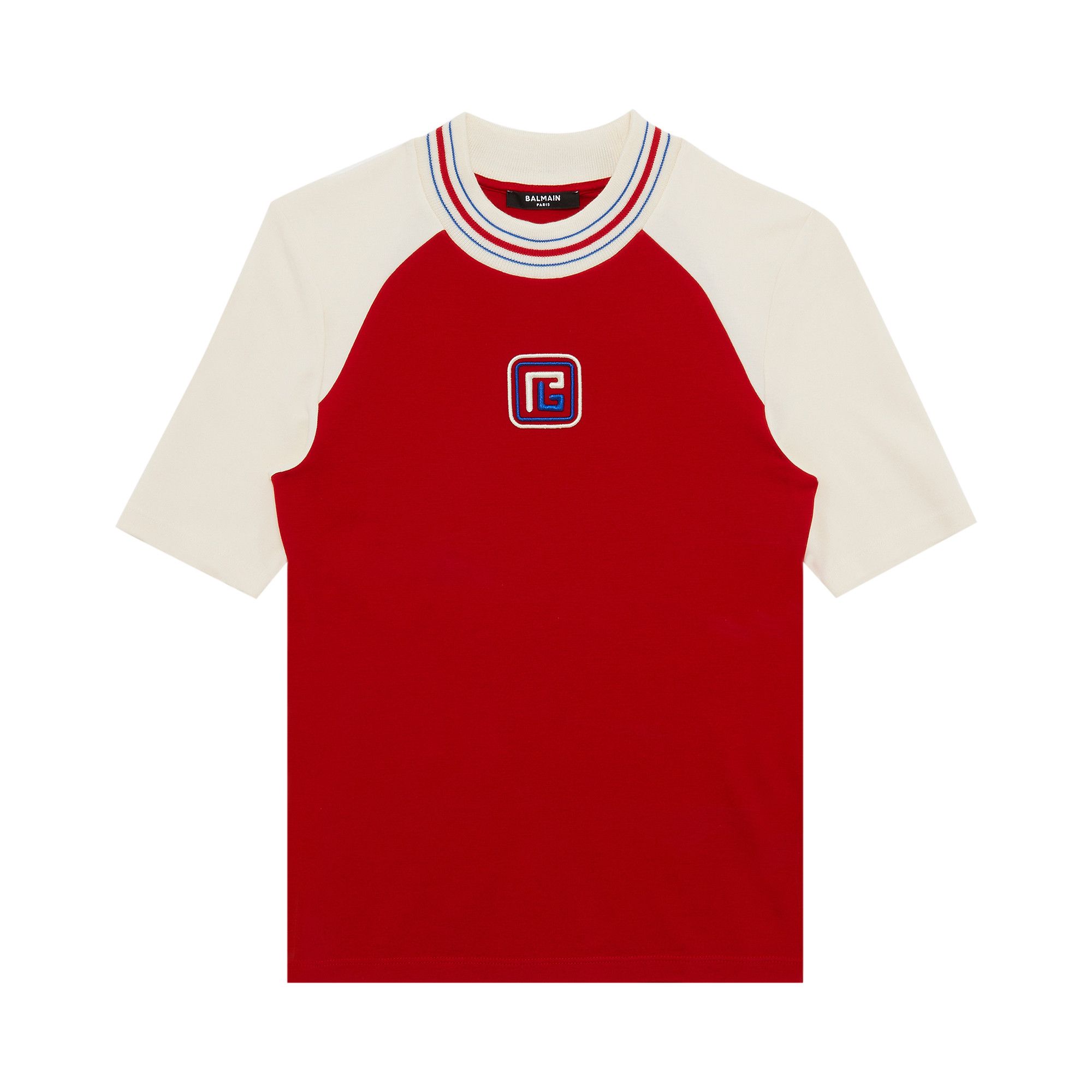 T shirt balmain rouge store