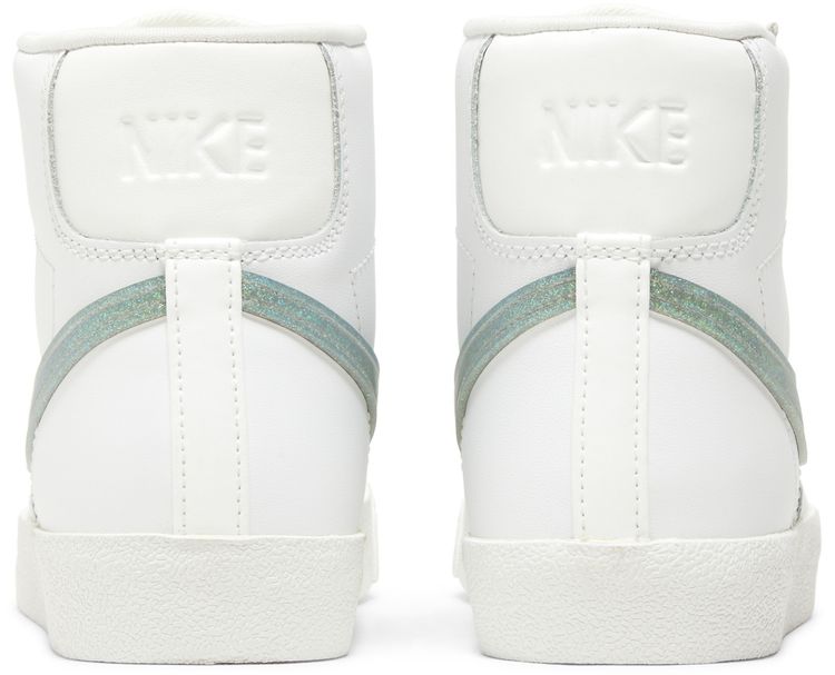 Nike Wmns Blazer Mid 77 Essential Glitter Swoosh   Dusty Sage