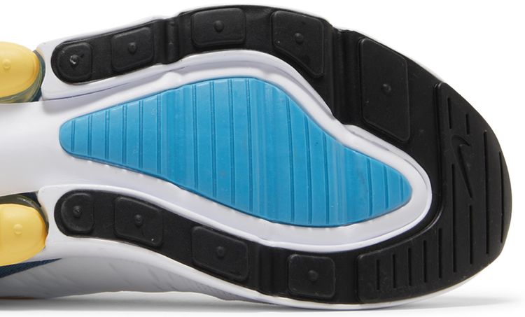 Nike Air Max 270 White Industrial Blue Citron