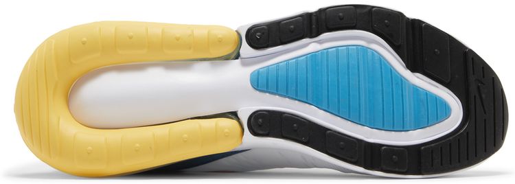 Nike Air Max 270 White Industrial Blue Citron
