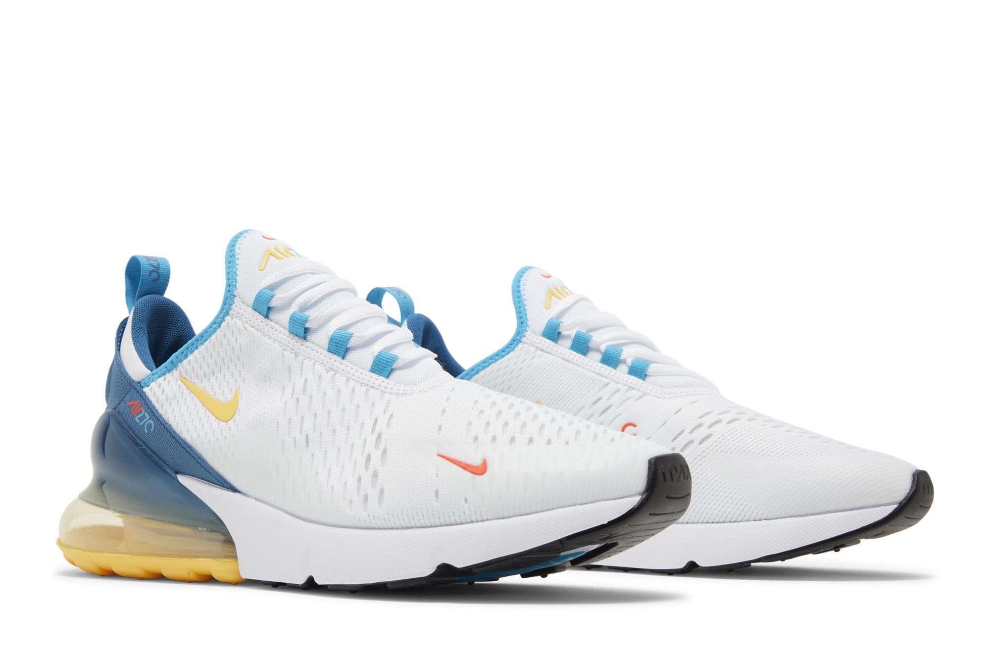 Buy Air Max 270 White Industrial Blue Citron FJ4000 100 GOAT CA