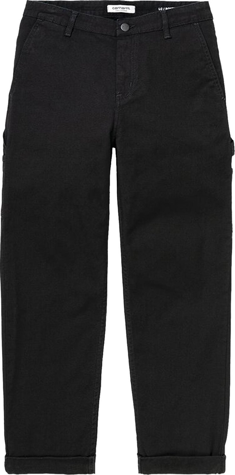 Carhartt WIP PIERCE PANT - Cargo trousers - black chromo/black 