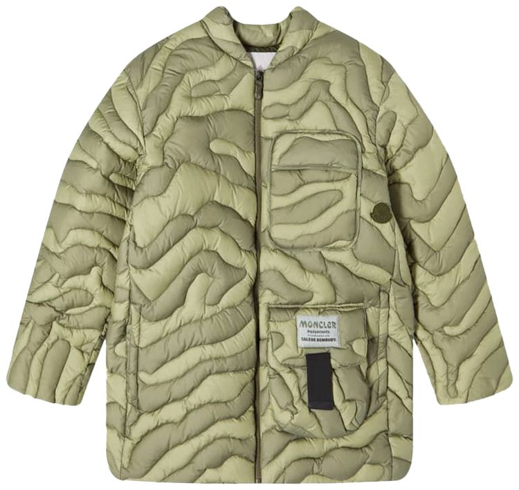 Moncler Genius x Salehe Bembury Peano Quilted Liner Jacket Dark Green