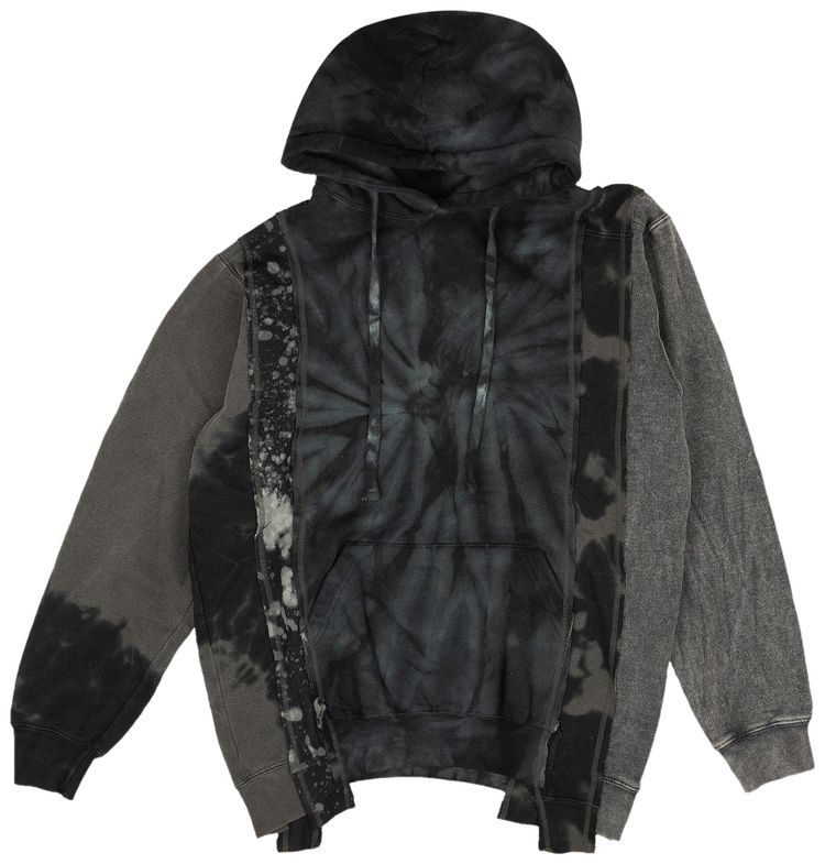 Needles 5 Cuts Hooded Sweatshirt BlackGrey