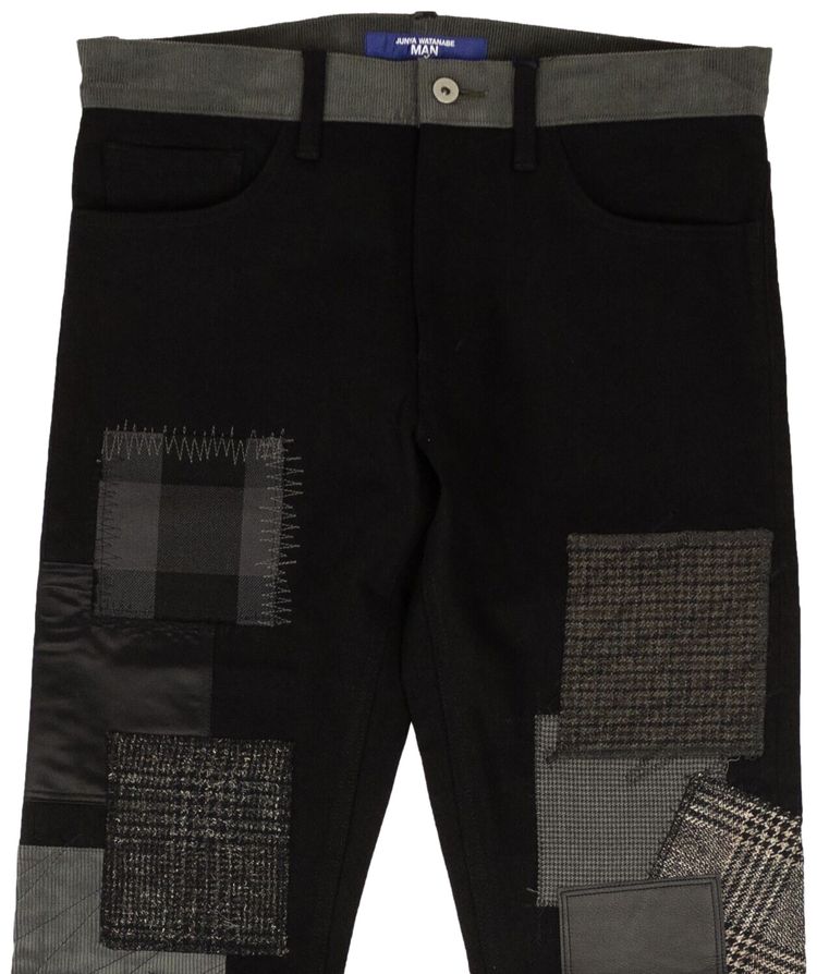 Junya Watanabe Patchwork Detail Pants Grey