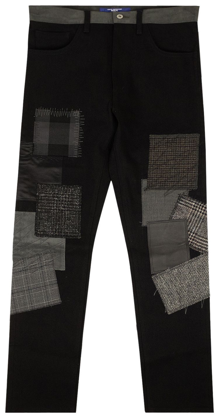 Junya Watanabe Patchwork Detail Pants 'Grey'