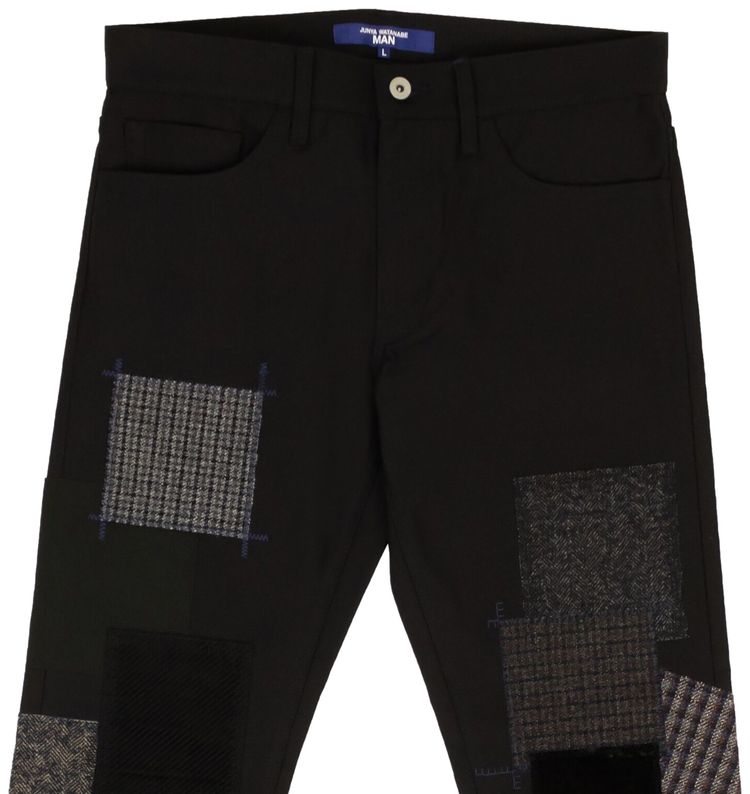 Junya Watanabe Patchwork Throughout Pants Black