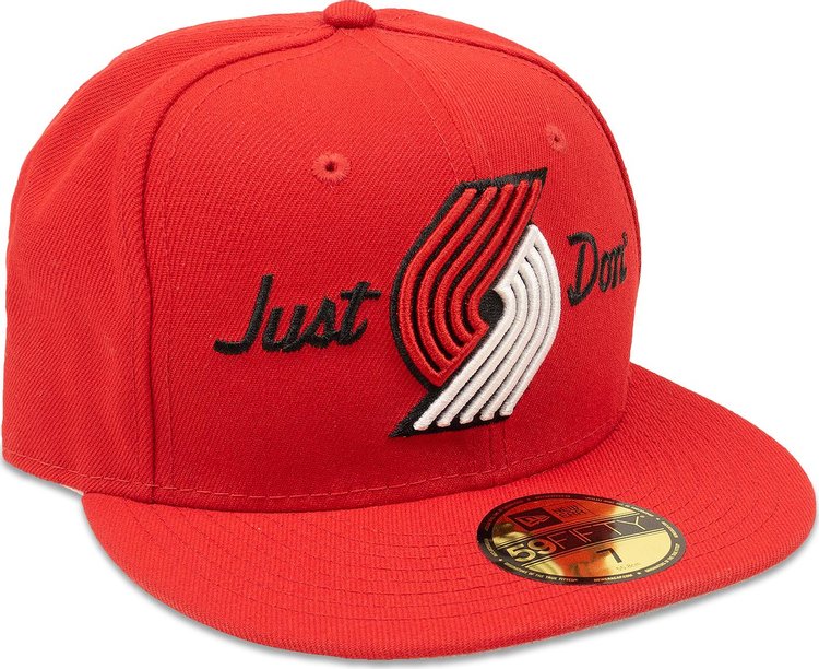 Just Don x New Era Portland Trailblazers 59FIFTY Cap Red