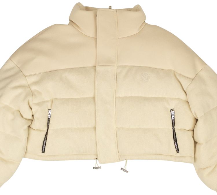 Amiri Knit Puffer Jacket White