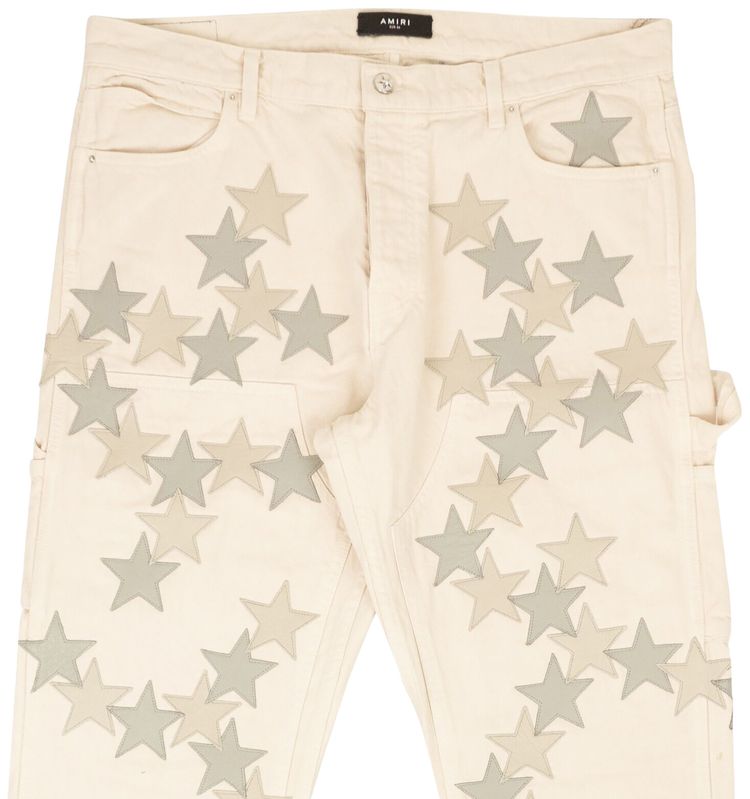 Amiri Chemist Carpenter Pants Alabaster