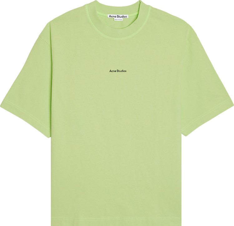 Acne Studios Logo T-Shirt 'Fluo Green'