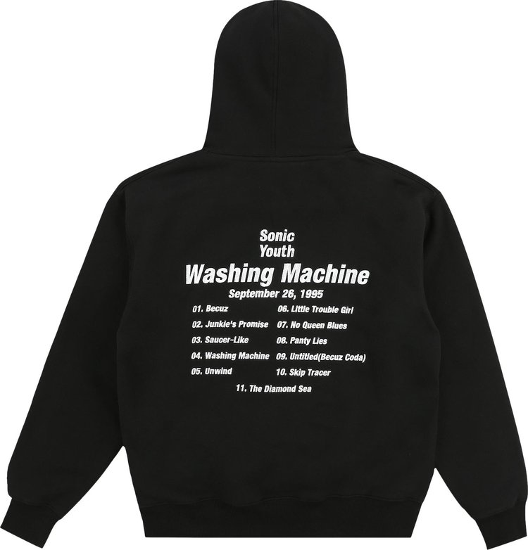 Pleasures Washing Machine Hoodie Black