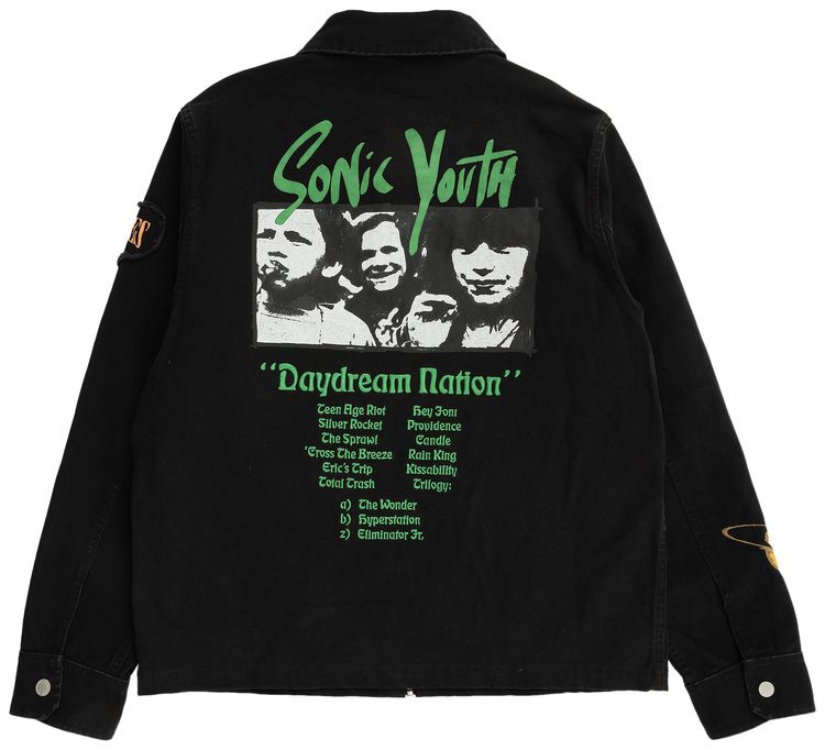 Pleasures Sonic Youth Work Jacket Black