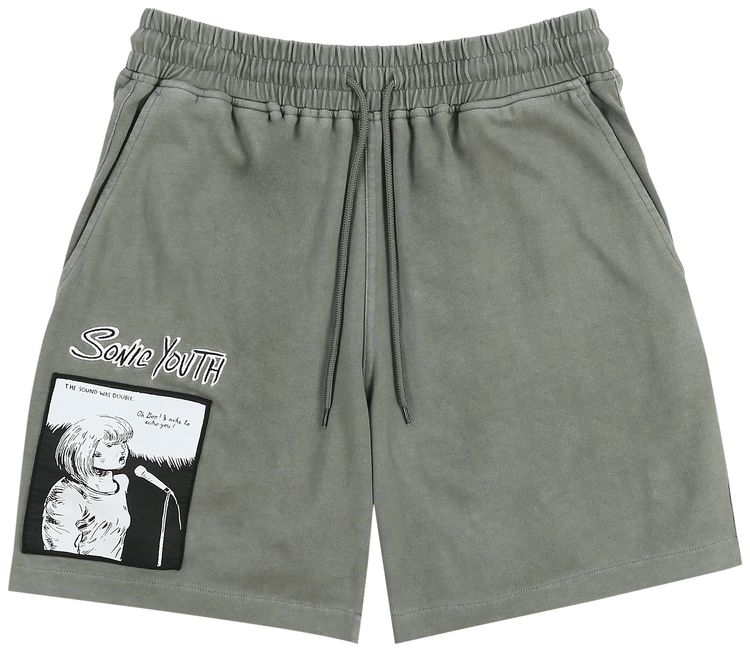 Pleasures Singer Shorts Charcoal