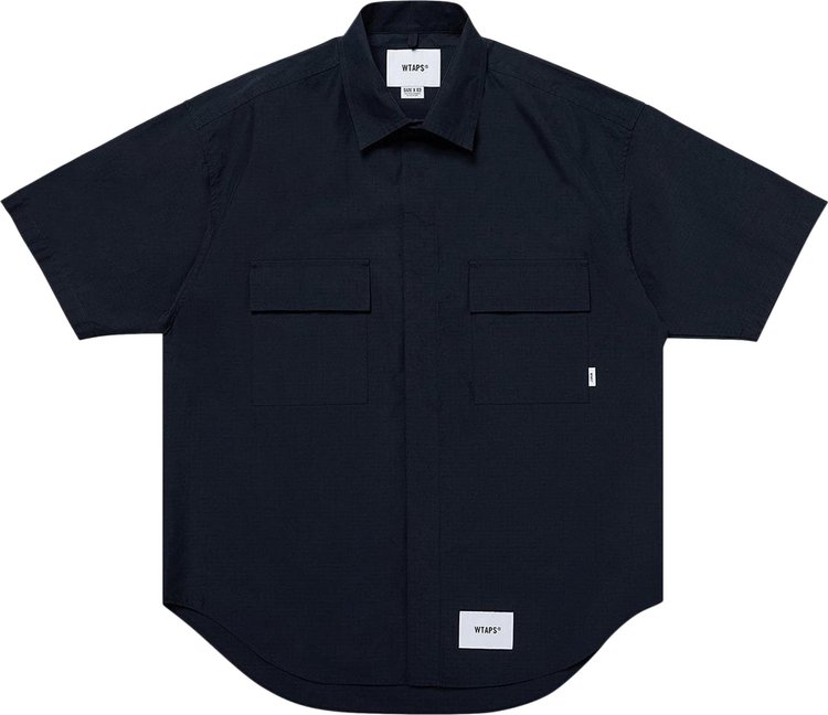 WTAPS Short-Sleeve Shirt 'Navy'