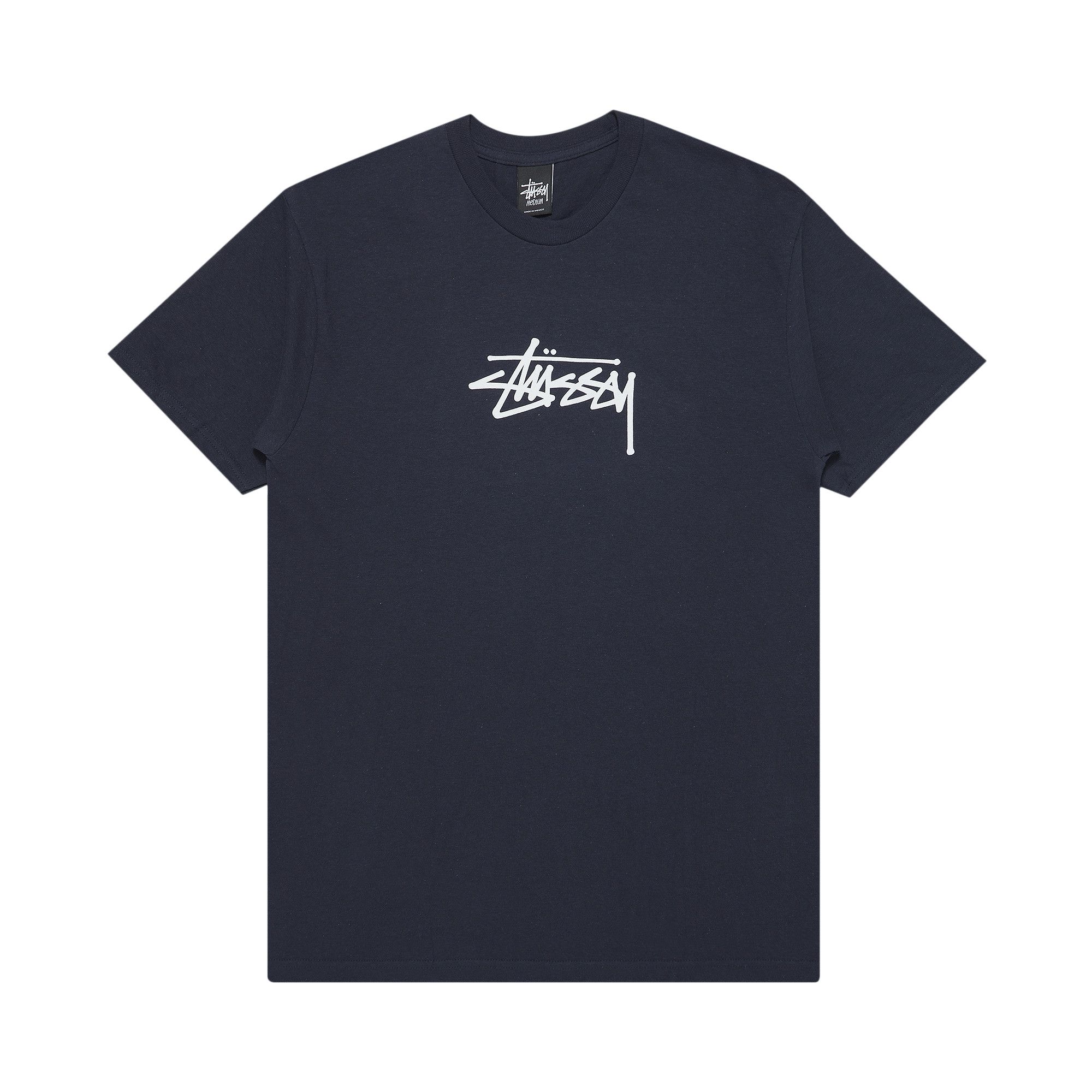 Buy Stussy Basic Stock Tee 'Navy' - 1902678 NAVY | GOAT