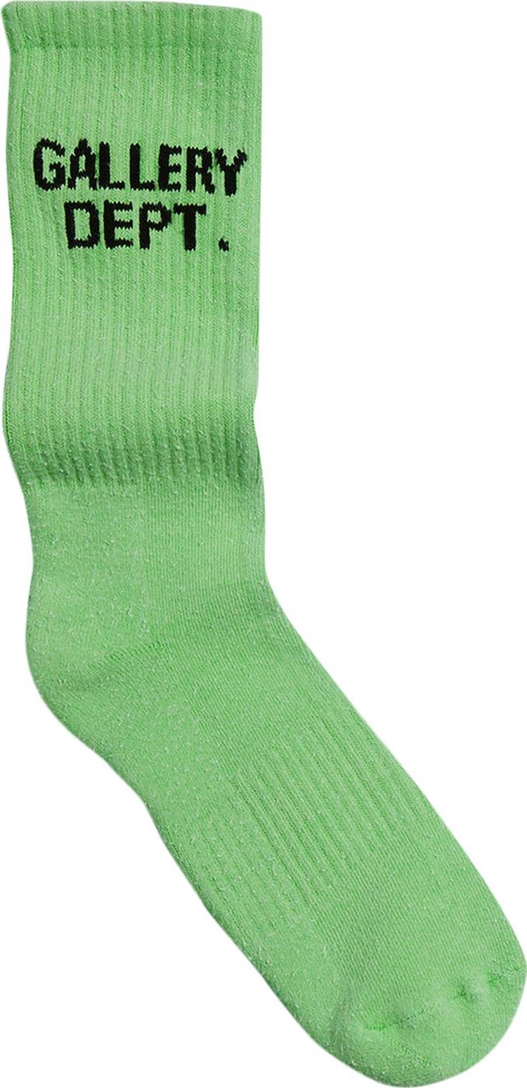 Gallery Dept Clean Socks Flo Green