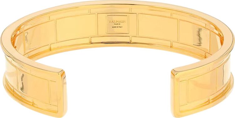 Balmain Tubular Bracelet Or Clair