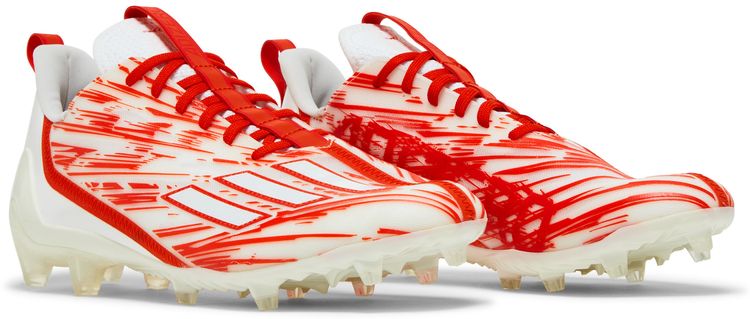 Adidas Adizero Cleats White Orange