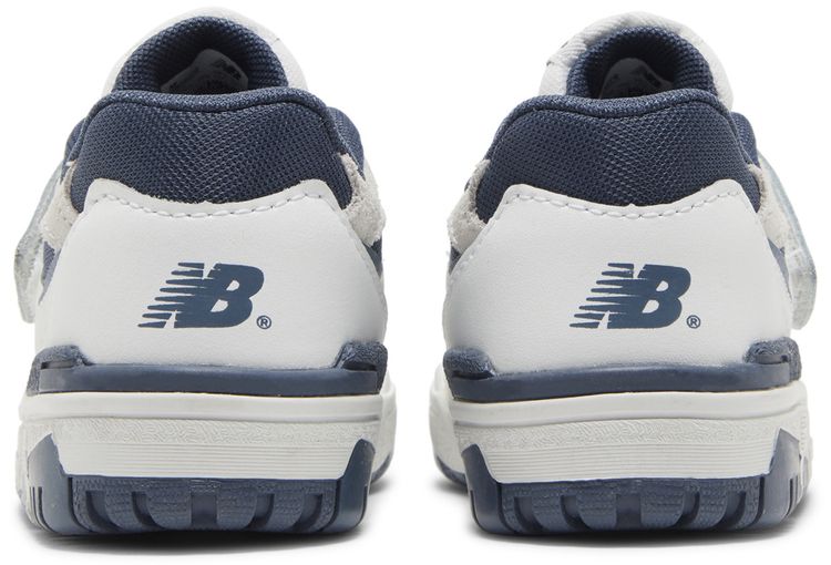 New Balance 550 Bungee Lace Top Strap Toddler White Vintage Indigo