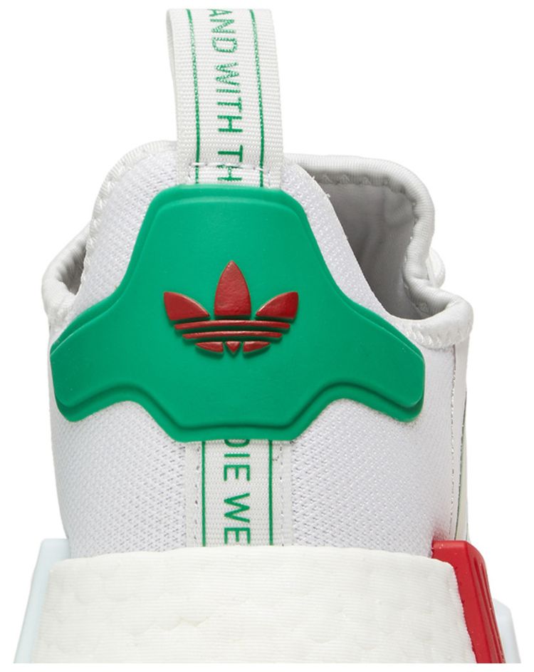 NMD R1 White Red Green