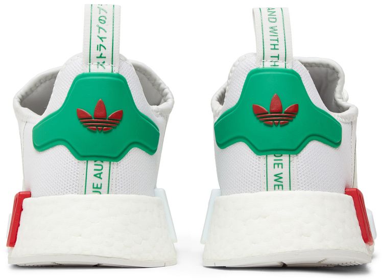 NMD R1 White Red Green