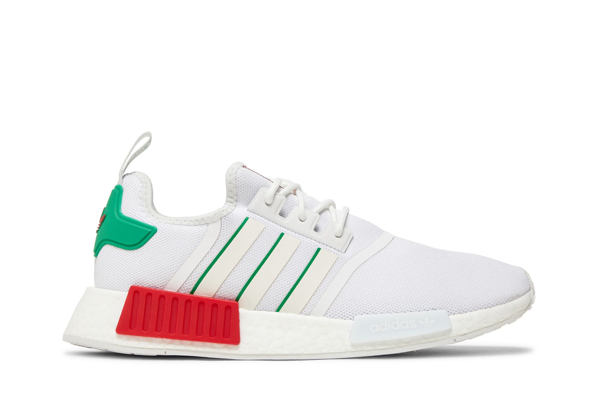 Adidas nmd r1 white red outlet