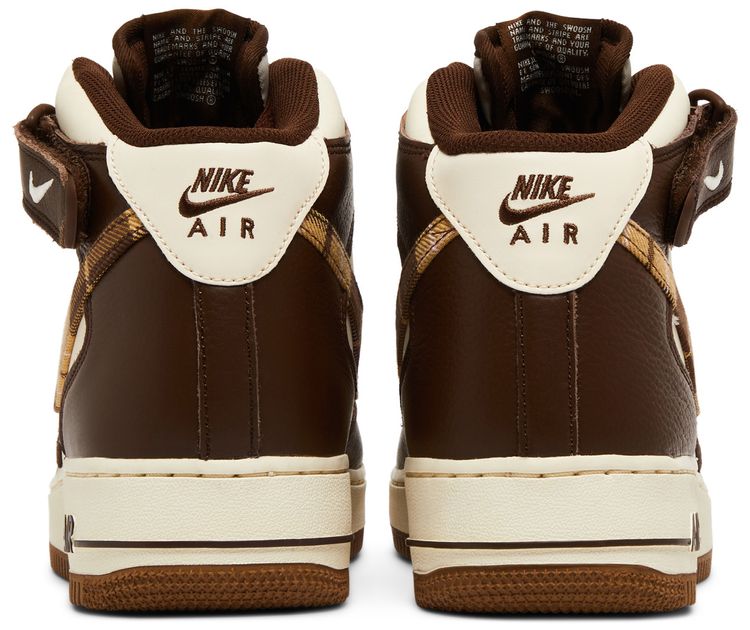 Nike Air Force 1 Mid Brown Plaid