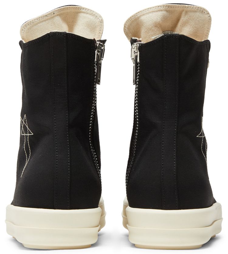 Rick Owens EDFU DRKSHDW Pentagram Embroidery High Black Pearl