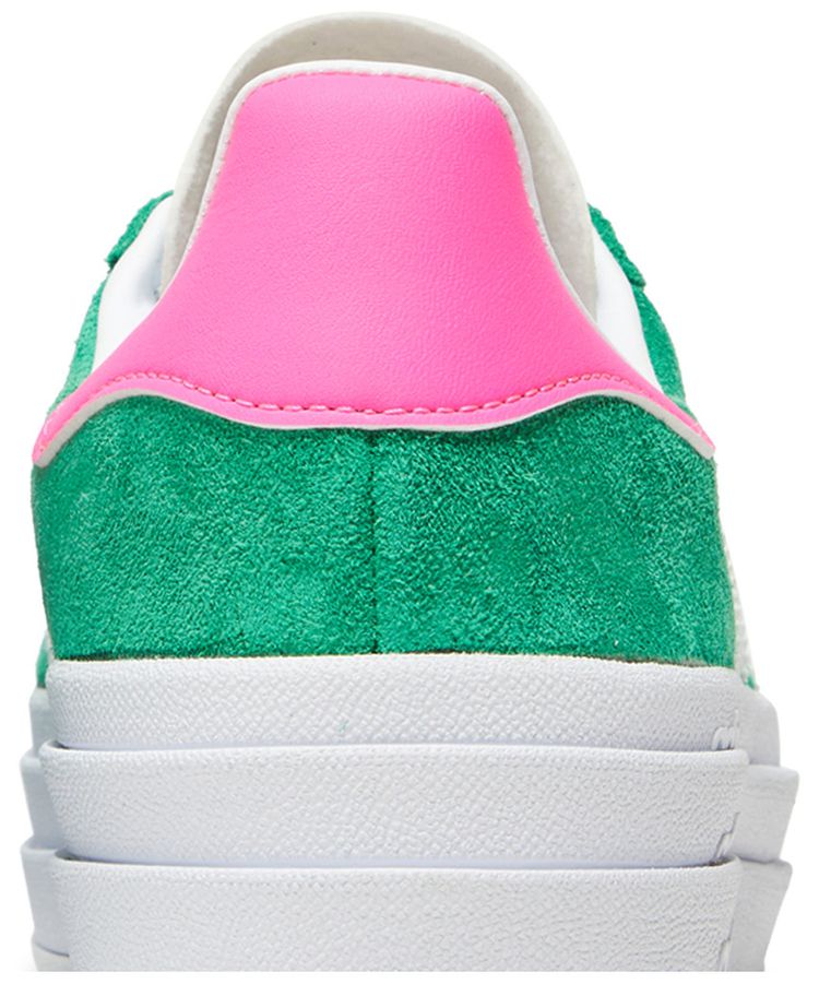 Adidas Wmns Gazelle Bold Green Lucid Pink