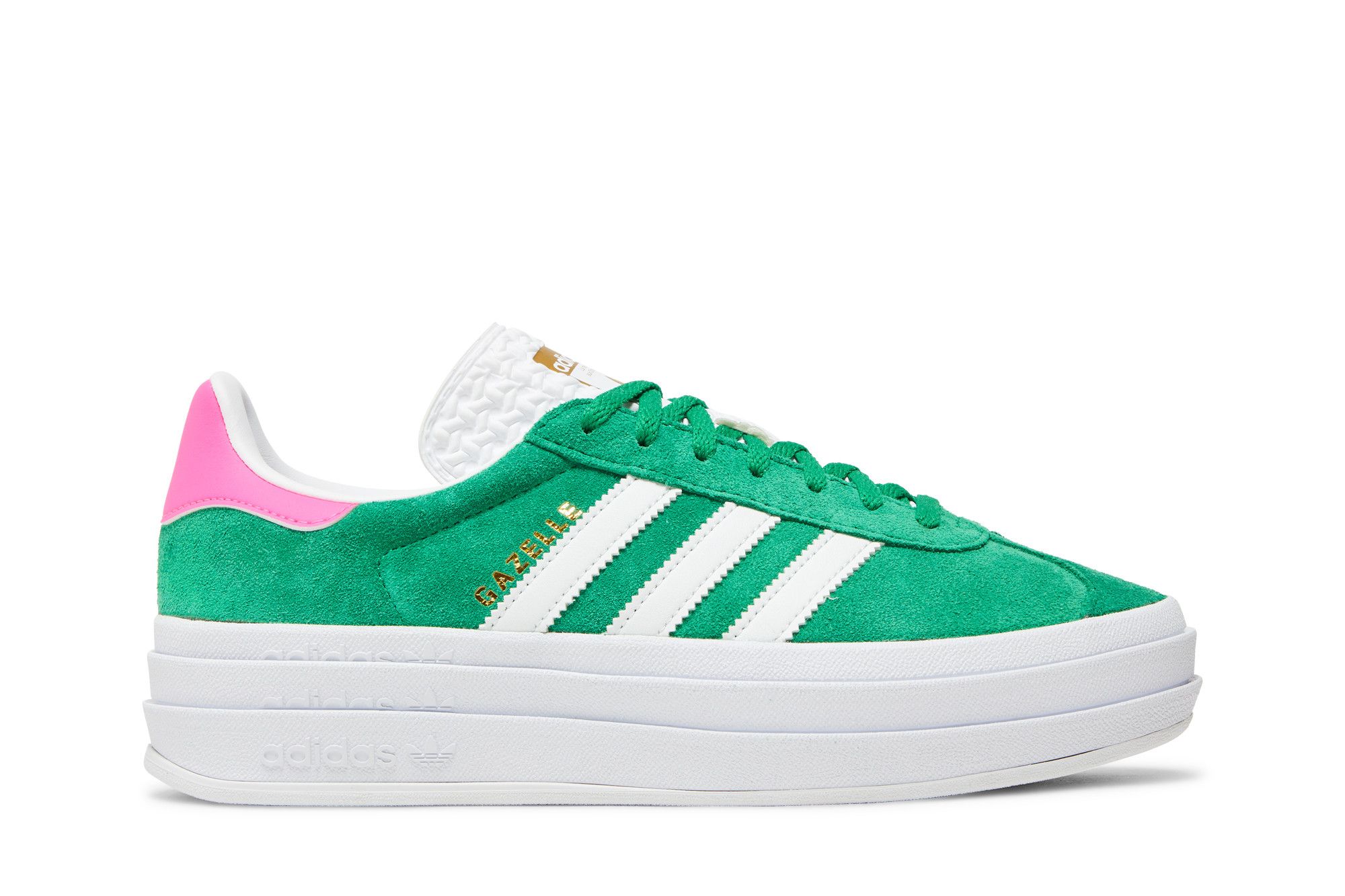 Buy Wmns Gazelle Bold 'Green Lucid Pink' - IG3136 | GOAT