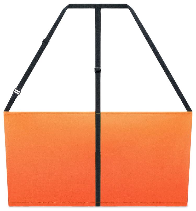 Courreges Gradient Effect Bandeau Top Gradient Sunset