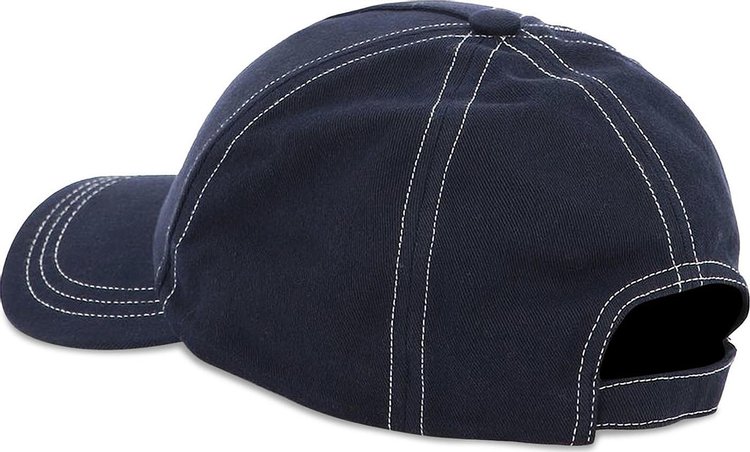 Balmain Cap Bleu Marine FonceBlanc