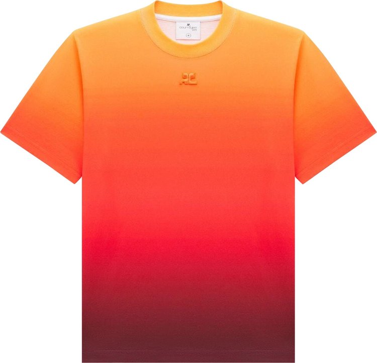 Courrèges Gradient Sunset T-Shirt 'Gradient Sunset'