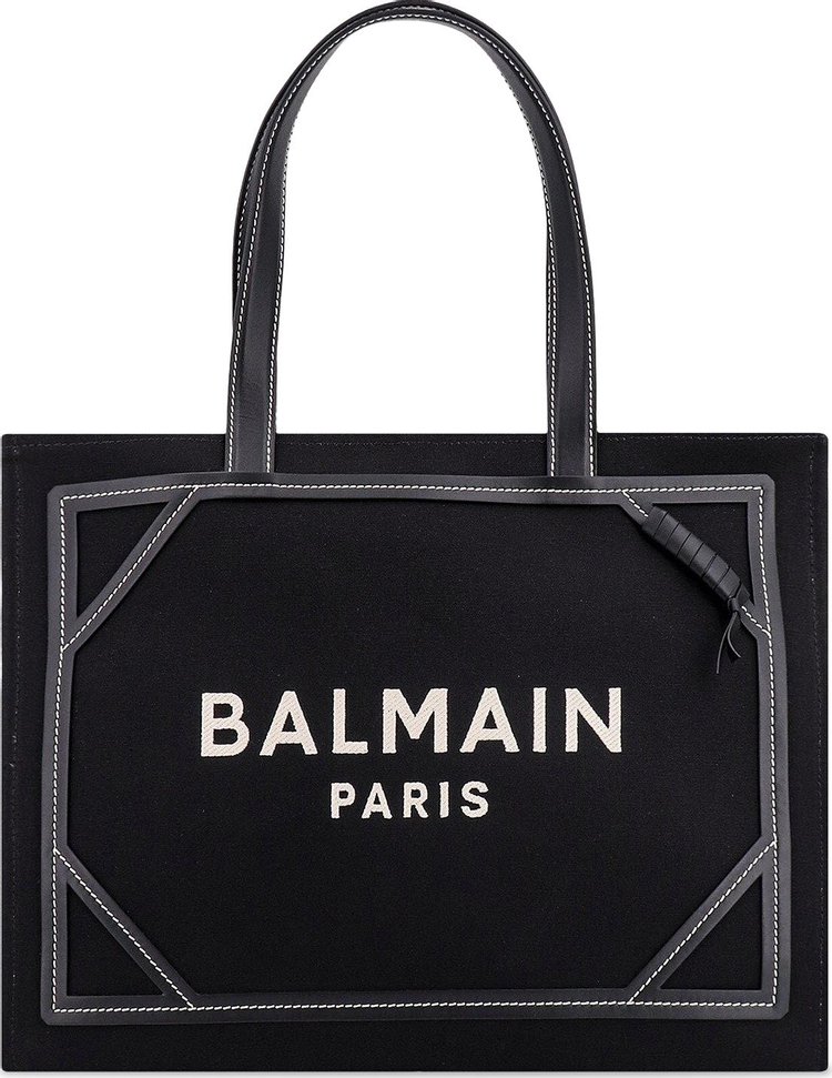 Balmain B-Army 42 Shopping Bag 'Ivory/Black'
