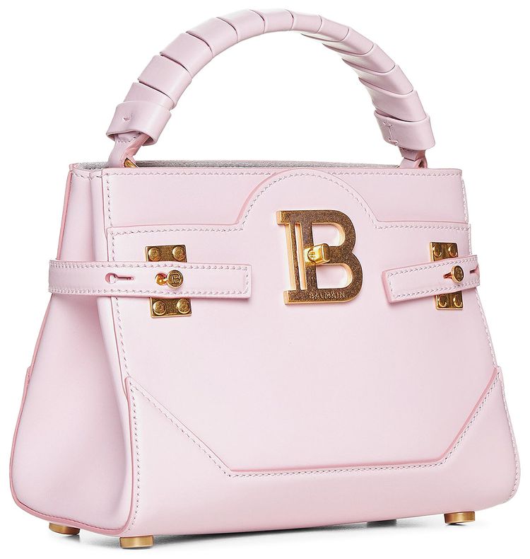 Balmain B Buzz 22 Top Handle Bag Pale Pink