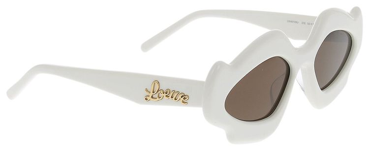Loewe Paulas Ibiza Flame Sunglasses WhiteBrown