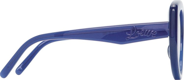 Loewe Curvy Sunglasses Shiny BlueBlue