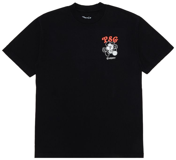 GOAT Exclusive Paris Saint Germain x VERDY Japan Tour 2023 Tee Black